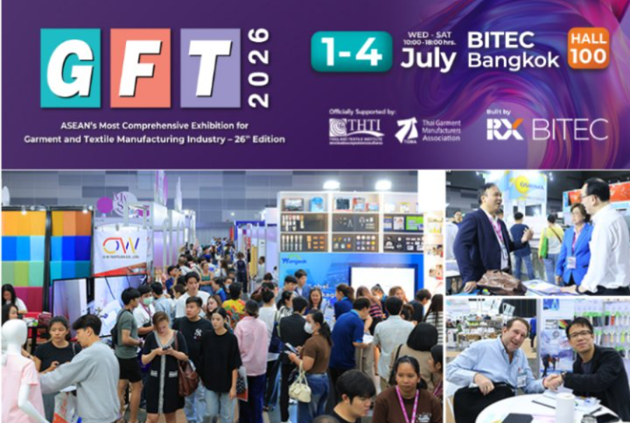 2026年泰国国际<strong style='color:red'>服装</strong>及纺织机械展览会GFT
